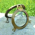 Nautical Antique Brass Porthole 12 Inch Ship Boat Window   Wall Porthole Decor