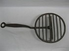 Blacksmith Wrought Iron Fireplace Hearth Tool Trivet Griddle Signed Jb Antique
