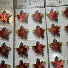 Christmas Paper Crafts 5 Poinsettia 3-d 2 Burlap Poinsettia Scrapbooking