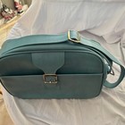 Vintage 1960s Samsonite Blue Vinyl Carry-on Shoulder Bag