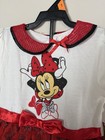 Vintage Nwt Disney Minnie Mouse Red Glitter Bow Tutu Dress Toddler Girl 5t Kmart