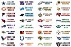 32 Customized Nfl Logo Team Labels For Bcw Sports Card Tall Dividers Labels Only