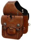 Heavy Duty  Western Saddle Leather Bags  Tooled And Antique Bags With Free Ship 
