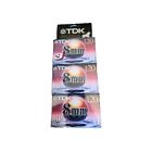 Tdk 8mm 120 Mp Premium Camcorder Videotape Cassette 3 Pack Made In Japan