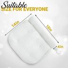 Bath Pillow Back Neck Support Pillow   4d Air Mesh 6 Suction Cups 1-pack
