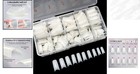 500pcs Half Cover Soft Gel False Nail Tips - French Style Nail Art Diy