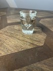 Vintage Libbey Shot Glass Heavy Thick Beveled Bottom 2 Oz Pour Line Clear Glass