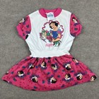 Vintage Snow White Toddler Pink White Dress Size 3t Disney Store Tag Made In Usa