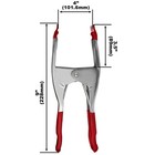 Factorduty Set Of 4-9-inch Metal Spring Clamp With Red Tip 4 Pack 