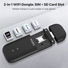 Uf1 4g Lte Wifi Usb Network Adapter 150mbps Speed  Dual Sim sd Slots Wireless   