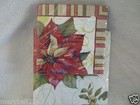Christmas Vintage Poinsettia Party Lunch   Beverage Napkins Paper New