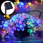 Solar Garden Lights Led Flower Stake Lamp Outdoor Yard Waterproof Patio Decor