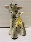Vintage rare Ucagco Pixie Elf On Elephant giraffe Set no Damages - L  k 
