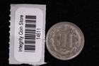 1865 Three Cent Copper Nickel  cn   Affordable Collectible Coin  Store  14611