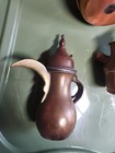 Coffee Dallah Pot Brass Antique Middle Islamic Arabic Eastern Copper Vintage Tea