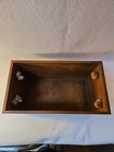 Rustic Wooden Baking Powder Crate Box Farmhouse Storage Rope Handles