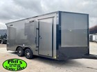 Continental Cargo New 85x16 V-nose Electrical Package Enclosed Motorcycle