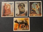 Travelstamps  Bhutan 3d Stamps - History Of Sculpture - Mint Original Gum