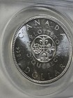 1964 Canada  1 Silver Coin Graded Ms 63 By Anacs