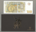 Czech Republic 100 Korun 2019  C01 001052  Pretty Commemorative W  Folder  Unc 