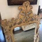 Lebarge Italian Style Gilt Wood Mirror  H 50   W 28 