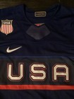Men   s Nike 2022 Olympics Team Usa Replica Hockey Navy Jersey Medium Nwt P34235