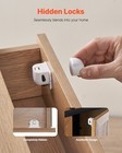Child Safety Magnetic Cabinet Locks 20 Packs Baby Proofing Cabinet Drawer Locks