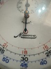 Vintage Minerva Split Second Red White   Blue 9 Jewel Stopwatch Swiss Working