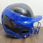 Rip-it Vision Softball baseball Batting Helmet Face Guard Blue Black Xl 7 1 4