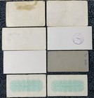 Lot Of 8 Bosnian-yugoslavia Food Vouchers 1980-1992  Vf-unc  Free Postage