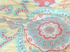 Pottery Barn Kids Claudia Nursery Crib Baby Toddler Quilt Paisley Floral 36 X 50