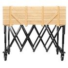 992 Lbs Carbon Steel Funeral Stretcher 58  Foldable Coffin Trolley Church Truck