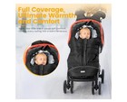 Orzbow Universal Stroller Footmuff For Baby Stroller-black grey-new W tags-nobox