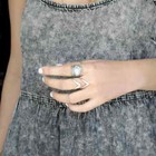 Adjustable Ring 925 Sterling Silver Band  statement Ring Handmade Ring All Size