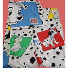 Vintage 101 Dalmatians Twin Bedding 3 Piece Sheet Flat Sheet Pillowcase Disney 