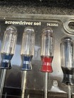 Very Rare Sears Craftsman Usa 22pc Screwdriver Set Double Line Logo  41056 Nos