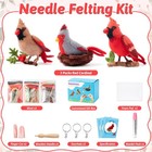 Watinc Needle Felting Kit - 3 Set Unique Different Cute Doll Wool Felt Red