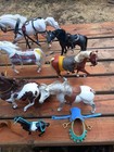 Vtg 90s Grand Champions Horse Lot Of 10 Tack Accessories Breyer Pinto Chain