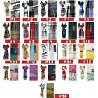 Mens Womens Winter Warm Scotland Made 100  Cashmere Scarf Scarves Plaid Wool