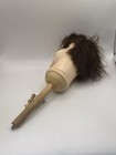 Vintage Ventriloquist Dummy Puppet Head Wooden Control Rod Moving Mouth