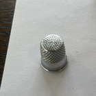 Vtg Lot Of 17 Antique Thimbles Sterling Silver   Mixed Metals  Ceramic   Plastic
