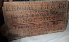 Antique Soapine French Laundry Soap Providence R i  U s a  Kendall Co  Primitive