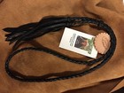 Usa Hat Band Braided Deerskin Leather Western Bolo Hatband Or Lariat Necklace