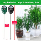 Extended Long Probe Soil Moisture Meter  2 Pack Plant Water Meter Soil Meter    