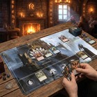 Mtg Commander Playmat   Custom Fantasy Art   24x14  Tcg Gaming Mat