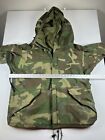 Vintage 90s Mens Medium Military Issue Camouflage Cold Weather Parka Jacket Usa