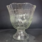 Decorative Textured Embossed Glass Vase 8 