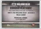 2017 Topps The Walking Dead Season 6 Relics Lennie James As Morgan Jones D8k