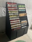 Metal Magazine Rack Display Shelf Stand Countertop Desk Storage Black Store