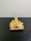Hand Carved Horned Owl On Mushroom Cap Parasite Wood